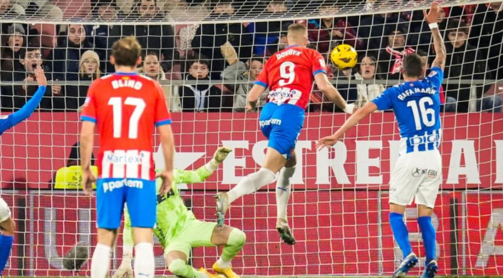 Girona 3-0 Alaves: Artem Dovbyk and Portu score to send minnows top of La Liga